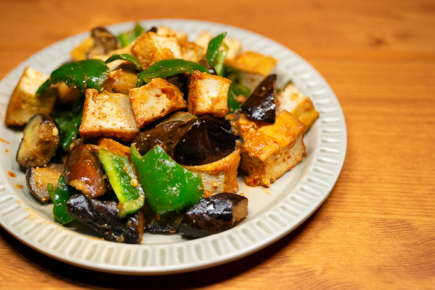 Vegetarian Buddhist Chinese dishes at a temple restaurant