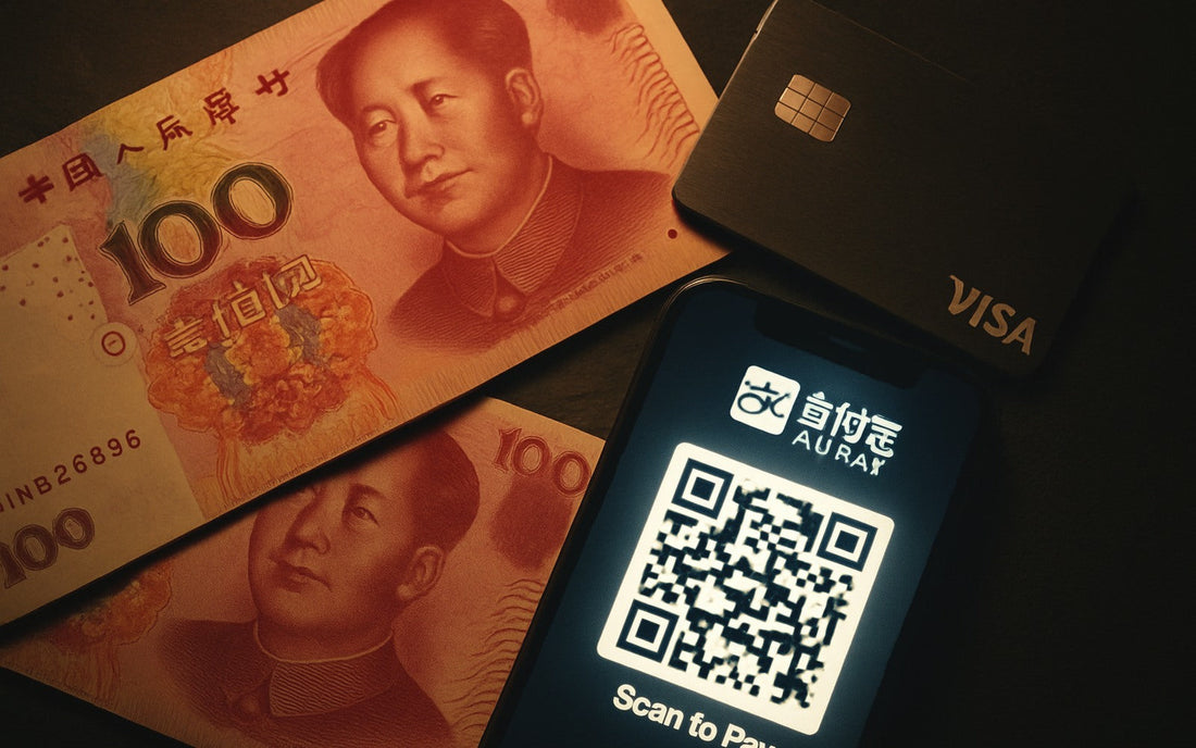 Credit cards cash and mobile payment options in China