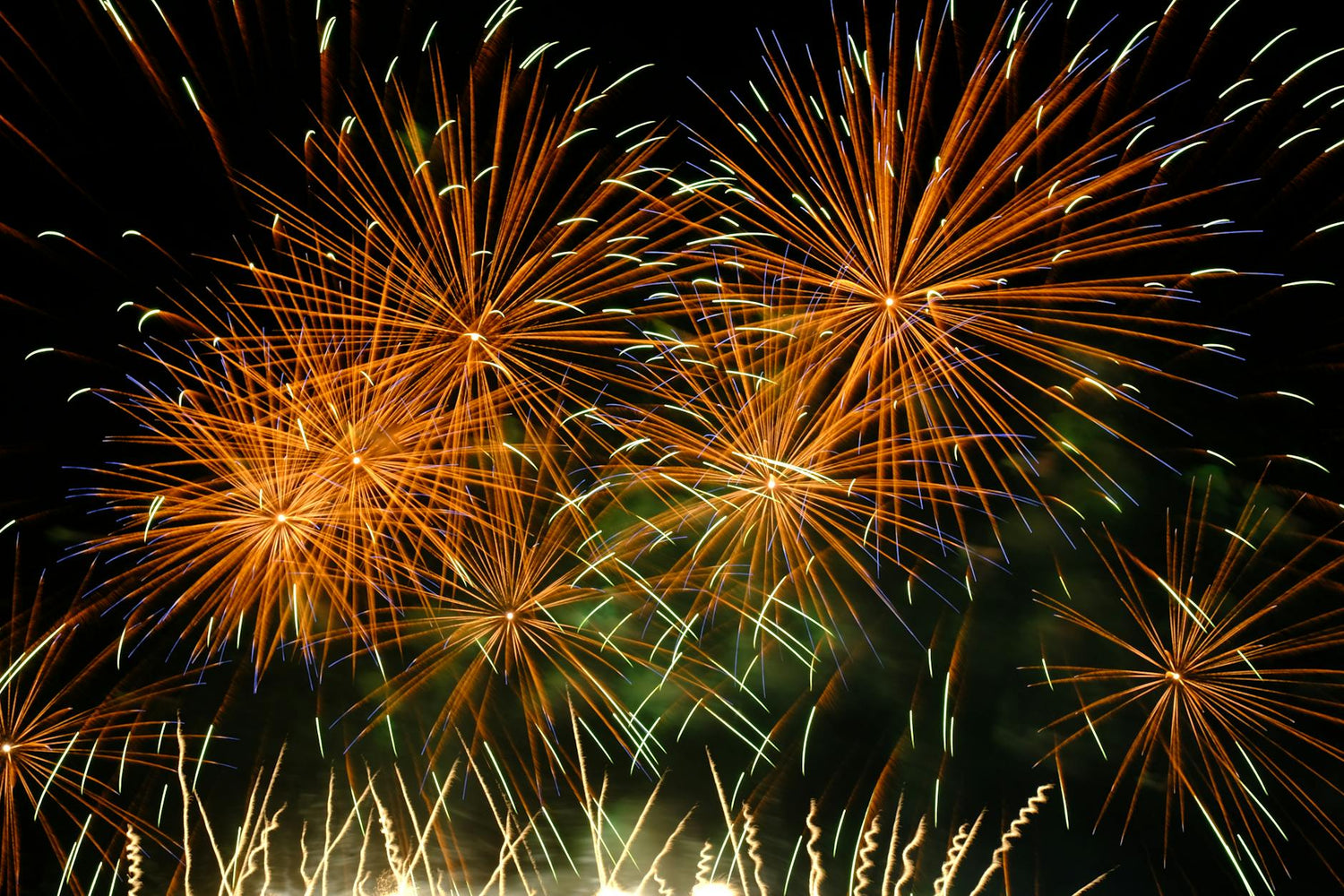 Chinese New Year fireworks and street celebrations
