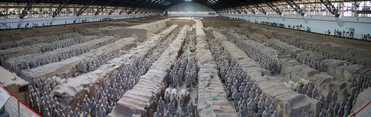 Terracotta Army excavation hall in Xi'an