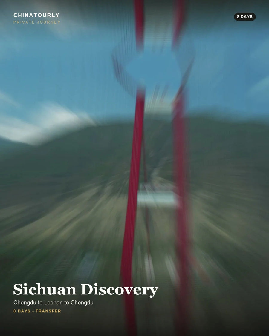 Sichuan Discovery — 8 Days route preview